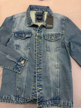 Brave Soul, Large Washed Denim Jacket